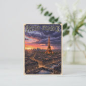 Parijs Frankrijk Reizen Briefkaart (Staand voorkant)