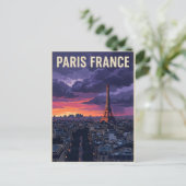 Parijs Frankrijk Reizen Briefkaart (Staand voorkant)