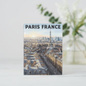 Parijs Frankrijk Reizen Briefkaart (Staand voorkant)