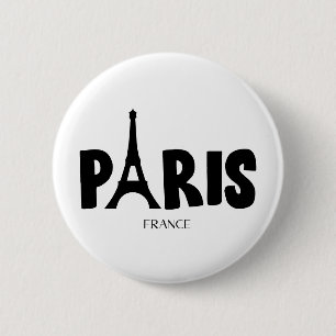Parijs Frankrijk Ronde Button 5,7 Cm