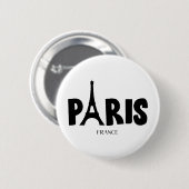 Parijs Frankrijk  Ronde Button 5,7 Cm (Voorkant /achterkant)