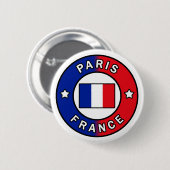 Parijs Frankrijk Ronde Button 5,7 Cm (Voorkant /achterkant)
