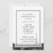 Parijs Frankrijk Skyline #1 BW Sweet 16 V Kaart (Achterkant)