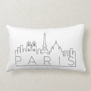 Parijs, Frankrijk Skyline Kussen