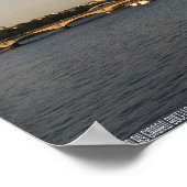 Parijs, Frankrijk - Skywriters vliegen door de Eif Poster (Hoek)