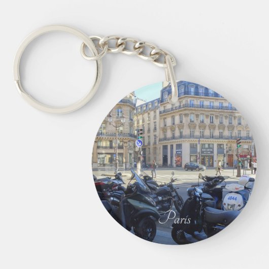 Parijs, Frankrijk Sleutelhanger (Voorkant)