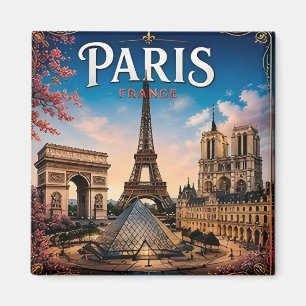 🧲 Parijs Frankrijk Souvenir Van Je Europese Reis Magneet