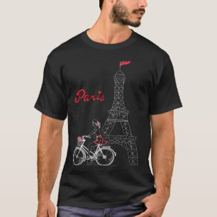 Parijs Frankrijk Stad van de Liefde Eiffeltoren Eu T-shirt
