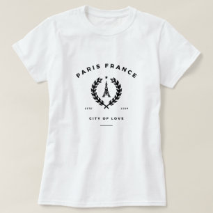 Parijs Frankrijk Stad van de Liefde T-shirt