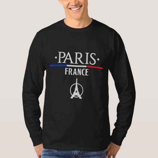 Parijs Frankrijk - Stad van Lichten Toeristische b T-shirt (Voorkant)