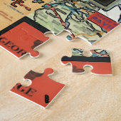 Parijs, Frankrijk, stickers Legpuzzel (Zijkant)