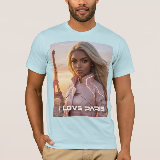 PARIJS - FRANKRIJK T-SHIRT (Voorkant)