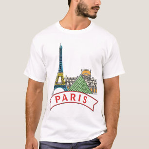 PARIJS, FRANKRIJK T-SHIRT