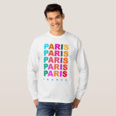 Parijs Frankrijk T-shirt (Voorkant volledig)