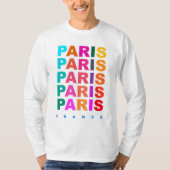 Parijs Frankrijk T-shirt (Voorkant)