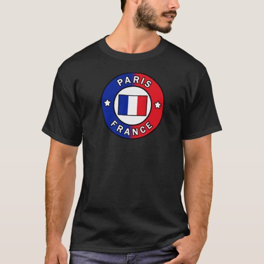 Parijs Frankrijk T-shirt (Voorkant)