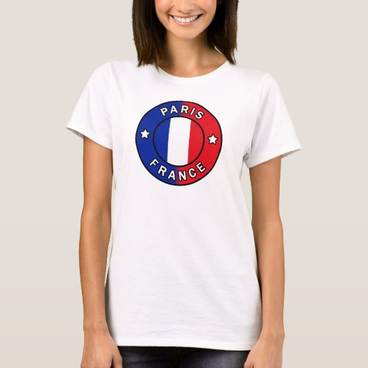 Parijs Frankrijk T-shirt (Voorkant)