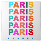 Parijs Frankrijk Tegeltje (Voorkant)