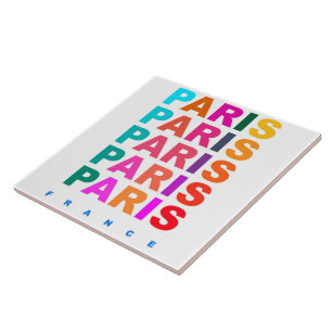 Parijs Frankrijk Tegeltje