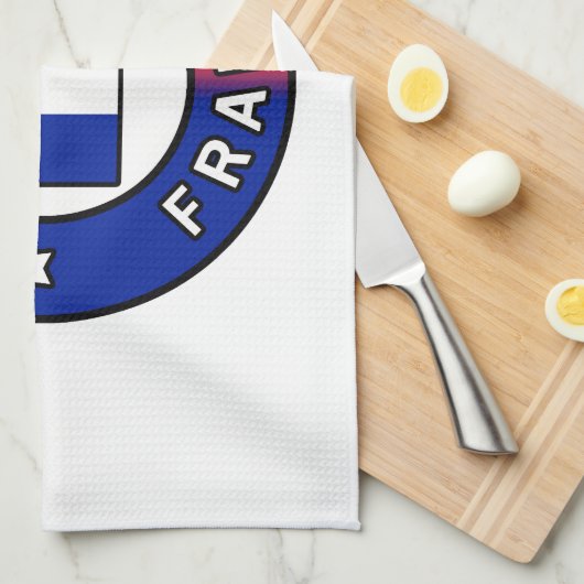 Parijs Frankrijk Theedoek (Quarter Fold)