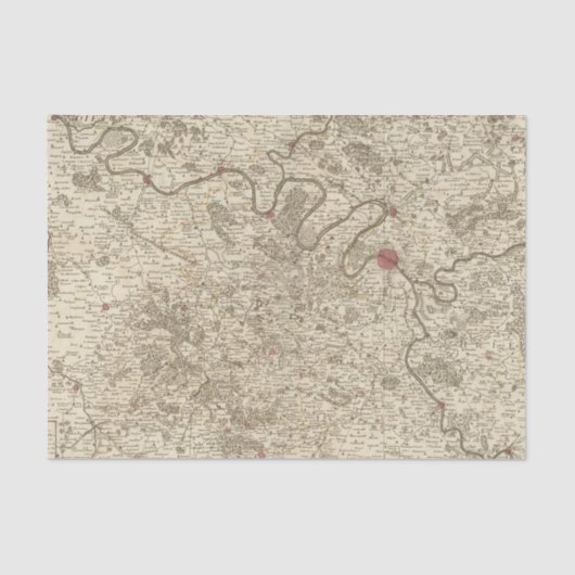 Parijs Frankrijk Tissuepapier (Voorkant)