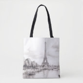 Parijs Frankrijk Tote Bag (Voorkant)