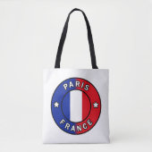 Parijs Frankrijk Tote Bag (Voorkant)