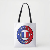 Parijs Frankrijk Tote Bag (Voorkant)