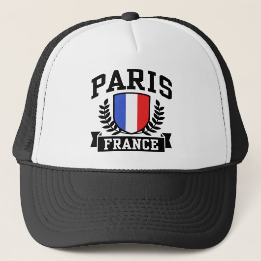 Parijs Frankrijk Trucker Pet (Voorkant)