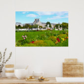 Parijs. Frankrijk. Tuilerijentuin. Louvre Poster (Keuken)