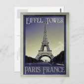 Parijs Frankrijk  uiterlijk Briefkaart (Voorkant / Achterkant)