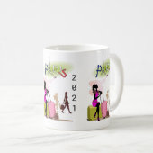 Parijs Frankrijk Vakantie 2021 Mok (Voorkant rechts)