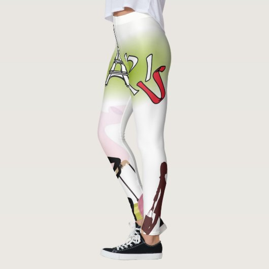 Parijs Frankrijk Vakantie Leggings (Links)