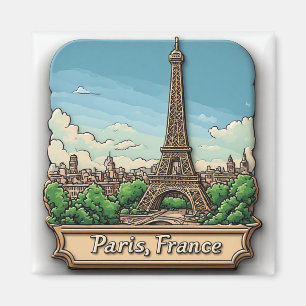 🧲 Parijs Frankrijk Vakantie Souvenir Voor Verzame Magneet