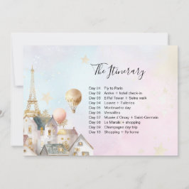 Parijs Frankrijk Verjaardag Paspoort Invoegen Kaart