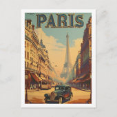 Parijs Frankrijk Vintage Beroemde Reisplaats Briefkaart (Voorkant)