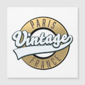 Parijs Frankrijk vintage logo (Voorkant)