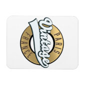 Parijs Frankrijk vintage logo Magneet (Horizontaal)
