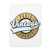 Parijs Frankrijk vintage logo Magneet (Verticaal)