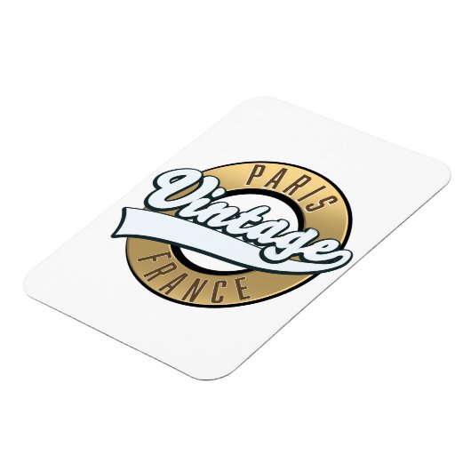 Parijs Frankrijk vintage logo Magneet (Linkerzijde)