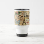 Parijs Frankrijk Vintage Reizen Kleurrijk Kunstwer Reisbeker<br><div class="desc">Parijs Frankrijk - Deze prachtige reiscollage heeft alles om van te houden in Parijs. De collage van Parijs is het perfecte geschenk voor reizigers naar Europese bestemmingen, en Europese steden zoals Parijs, Frankrijk zijn waar mensen iconische Franse dingen kunnen verkennen. Deze Parijse reiscollage heeft veel oude parijse belettering en parijse...</div>