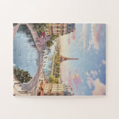 Parijs Frankrijk Vintage Reizen Legpuzzel (Horizontaal)