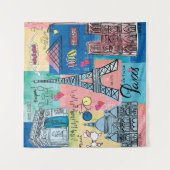 Parijs, Frankrijk Wandkleed (Voorkant)