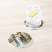 Parijs Frankrijk Zandsteen Onderzetter (Zijkant)