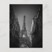 Parijs Frankrijk zwart-wit Briefkaart (Voorkant)