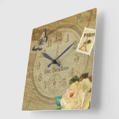  Parijs, Frans aanpasbaar Vierkante Klok (Hoek)