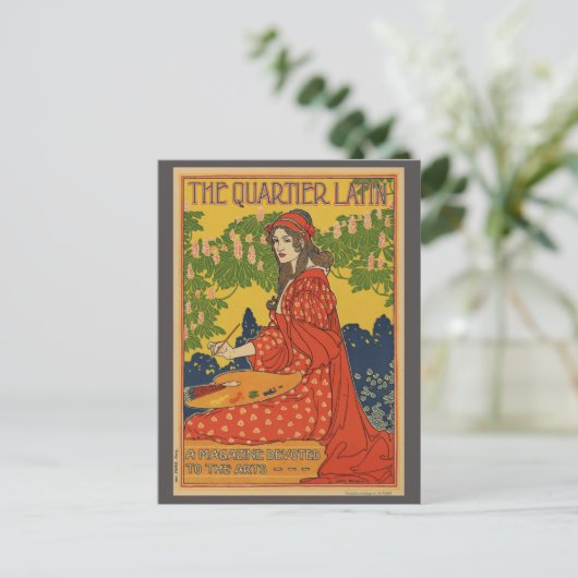 Parijs Frans briefkaart (Staand voorkant)