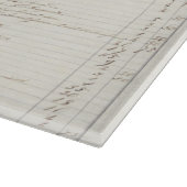 Parijs Frans Ephemera Cutting Board Snijplank (Hoek)