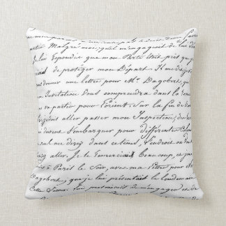 Parijs Frans Script Chic Handwrite Pillow Kussen