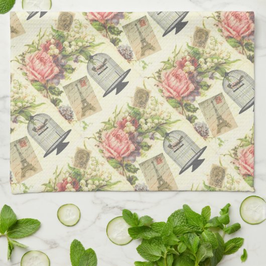 Parijs Frans thema Eiffeltoren Theedoek (Gevouwen)